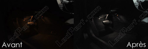 LEDs for footwell and floor Audi A4 B7