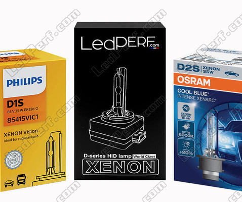 Original Xenon bulb for Audi Q3, Osram, Philips and LedPerf brands available in: 4300K, 5000K, 6000K and 7000K