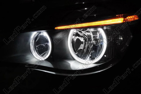 Angel eyes LED for BMW 5 Series E60 E61 LCI without xenon originally fitted