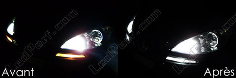 xenon white sidelight bulbs LED for Citroen C8