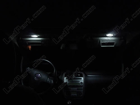 LED for Fiat Grande Punto Evo sun visor vanity mirrors