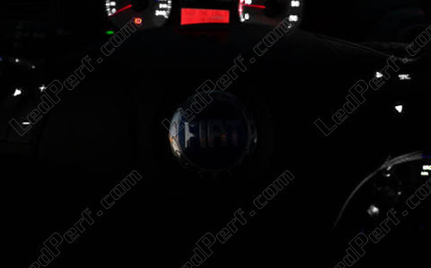 white steering wheel control lighting for fiat Grande Punto Evo