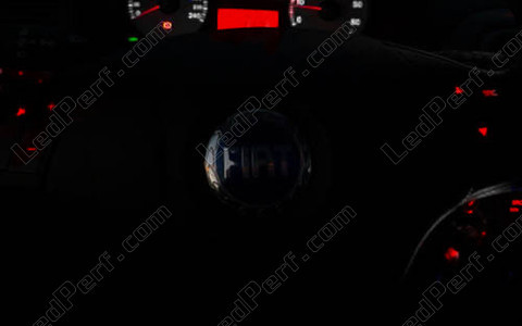 red steering wheel control lighting for fiat Grande Punto Evo