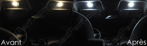 Vanity mirrors - sun visor LED for Ford Focus MK1