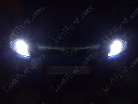 Main-beam headlights LED for Hyundai I30 MK1