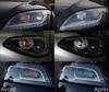 Front indicators LED for Jeep Cherokee (kk) before and after