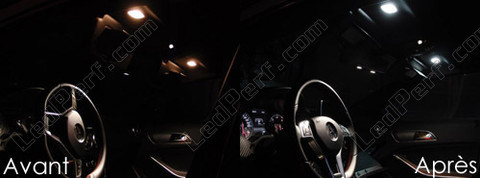 Vanity mirrors - sun visor LED for Mercedes B-Class (W246)