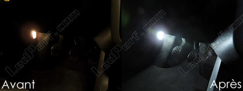 LEDs for footwell and floor Opel Corsa D
