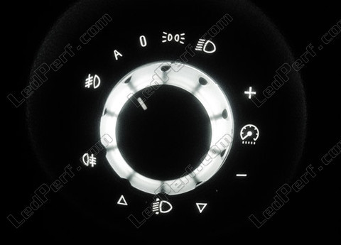 white Headlight control LED for Opel Corsa D