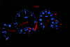 Meter blue and red LED for Peugeot 206 (>10/2002) Multiplexed
