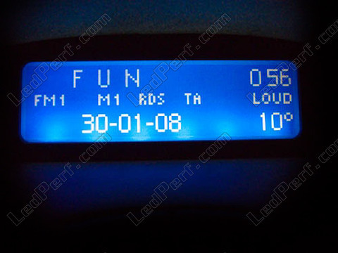 Display unit blue LED for Peugeot 206 (>10/2002) Multiplexed