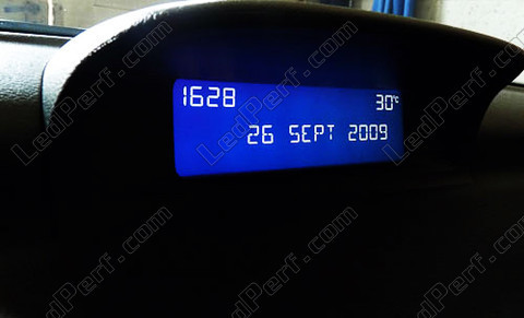 blue Onboard computer LED for Peugeot 307 T6 phase 2