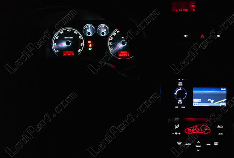 instrument panel LED for Peugeot 307 Phase 2 T6 white and red