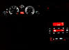 Central lighting console white and red LED for Peugeot 406