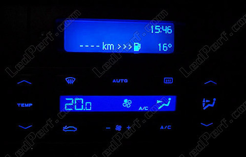 Central lighting console blue LED for Peugeot 406