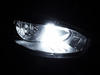 xenon white sidelight bulbs LED for Renault Fluence