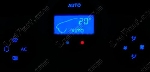 blue Automatic air conditioning LED for Renault Modus