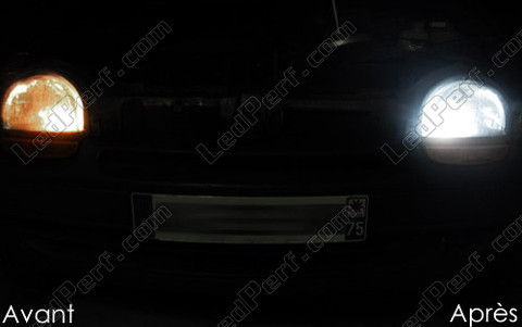 xenon white sidelight bulbs LED for Renault Twingo 1