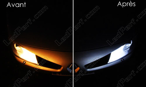 xenon white sidelight bulbs LED for Renault Vel Satis