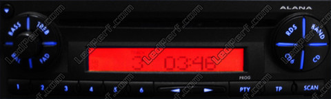 Car radio LED for Seat Cordoba 6L