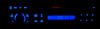 blue Car radio LED for Seat Leon 1M