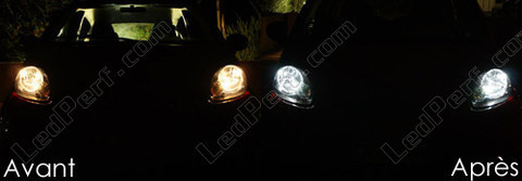 xenon white sidelight bulbs LED for Toyota Aygo