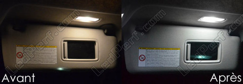 LED Sunvisor Vanity Mirrors Toyota Land cruiser KDJ 150