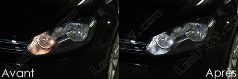 xenon white sidelight bulbs LED for Volkswagen Golf 6