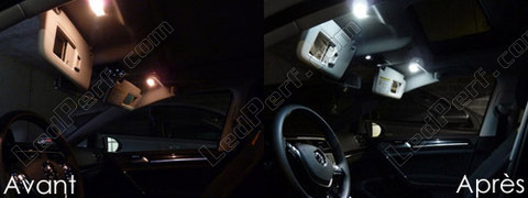 LED Sunvisor Vanity Mirrors Volkswagen Golf 7
