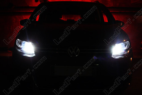 xenon white sidelight bulbs LED for Volkswagen Touran V3