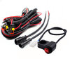 Complete electrical harness with waterproof connectors, 15A fuse, relay and handlebar switch for a plug and play installation on Kawasaki Ninja ZX-12R (2000 - 2001)<br />