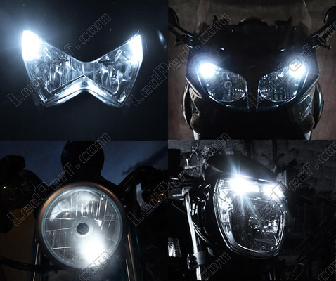 xenon white sidelight bulbs LED for Honda CBR 500 R (2013 - 2015) Tuning