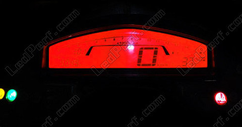 red Honda Hornet LED Meter lighting kit