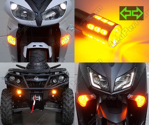 Front indicators LED for Kawasaki Estrella 250 Tuning