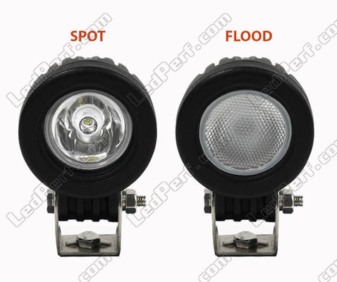KTM Supermoto 950 Spotlight VS Floodlight beam
