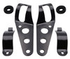 Set of Attachment brackets for black round Suzuki Bandit 650 N (2009 - 2012) headlights