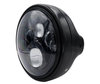 Example of headlight and black LED optic for Yamaha XVS 950 Midnight Star