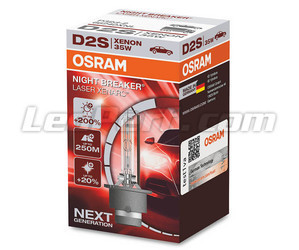 Osram Xenarc D2S  Night Breaker Laser Osram Xenon Bulb + 200% - 66240XNL in its packaging