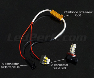 H11 bulb with LEDs - 6000K Xenon with Anti-OBC error option