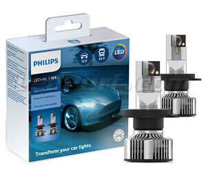 H4 LED bulbs Kit PHILIPS Ultinon Essential LED - 11342UE2X2