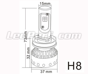 H8 LED bulb Tuning Mini