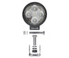 Set of Ensemble de Attachment  for the Osram LEDriving® ROUND VX80-WD additional LED spotlight