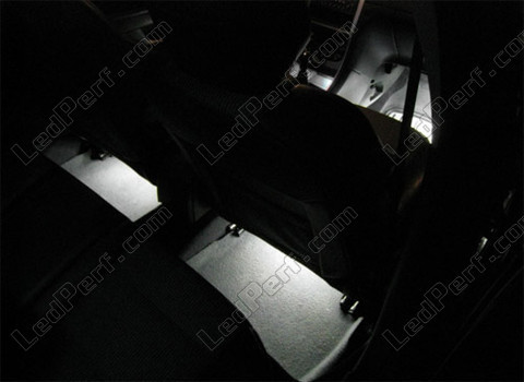 Floor/footwell - white LED strip - waterproof - 60cm - Peugeot 307