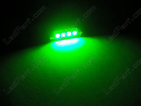 green 42 mmCeiling Light festoon LED, Trunk, glovebox, licence plate  - C10W