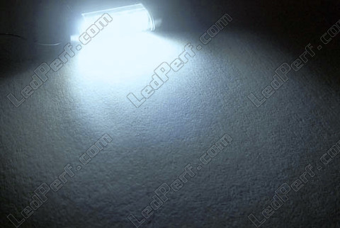 white 31mm Ceiling Light festoon LED, Trunk, glove box, licence plate - C3W