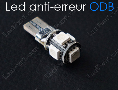 T10 W5W Xtrem blue anti-OBC error LED bulb