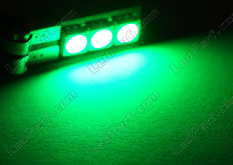 T10 W5W Motion green LED with no OBC error - Side lighting -