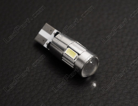 W5W Very high-power T10 LED with lens - Orange