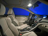 Interior of a car equipped with approved Philips W5W PRO6000 6000K LED bulbs