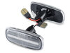 Side view of the sequential LED turn signals for Audi A3 8L - Transparent Version
